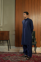 Sovereign Eid Attire Blue - Shalwar Kameez