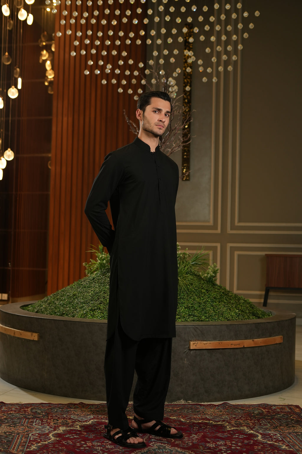 Sovereign Eid Attire Black Boski - Shalwar Kameez