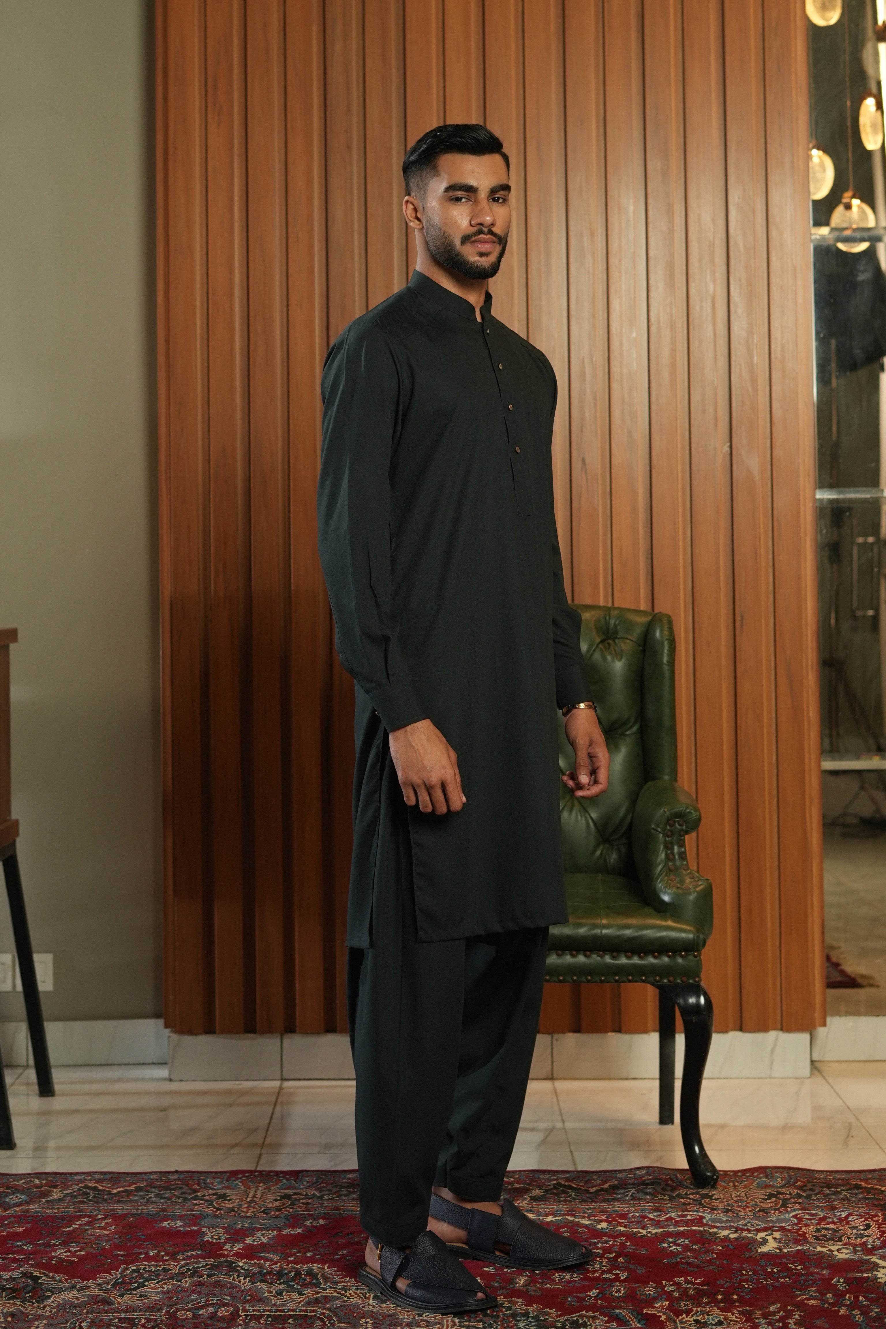 HERITAGE REIMAGINED GREEN - Shalwar Kameez