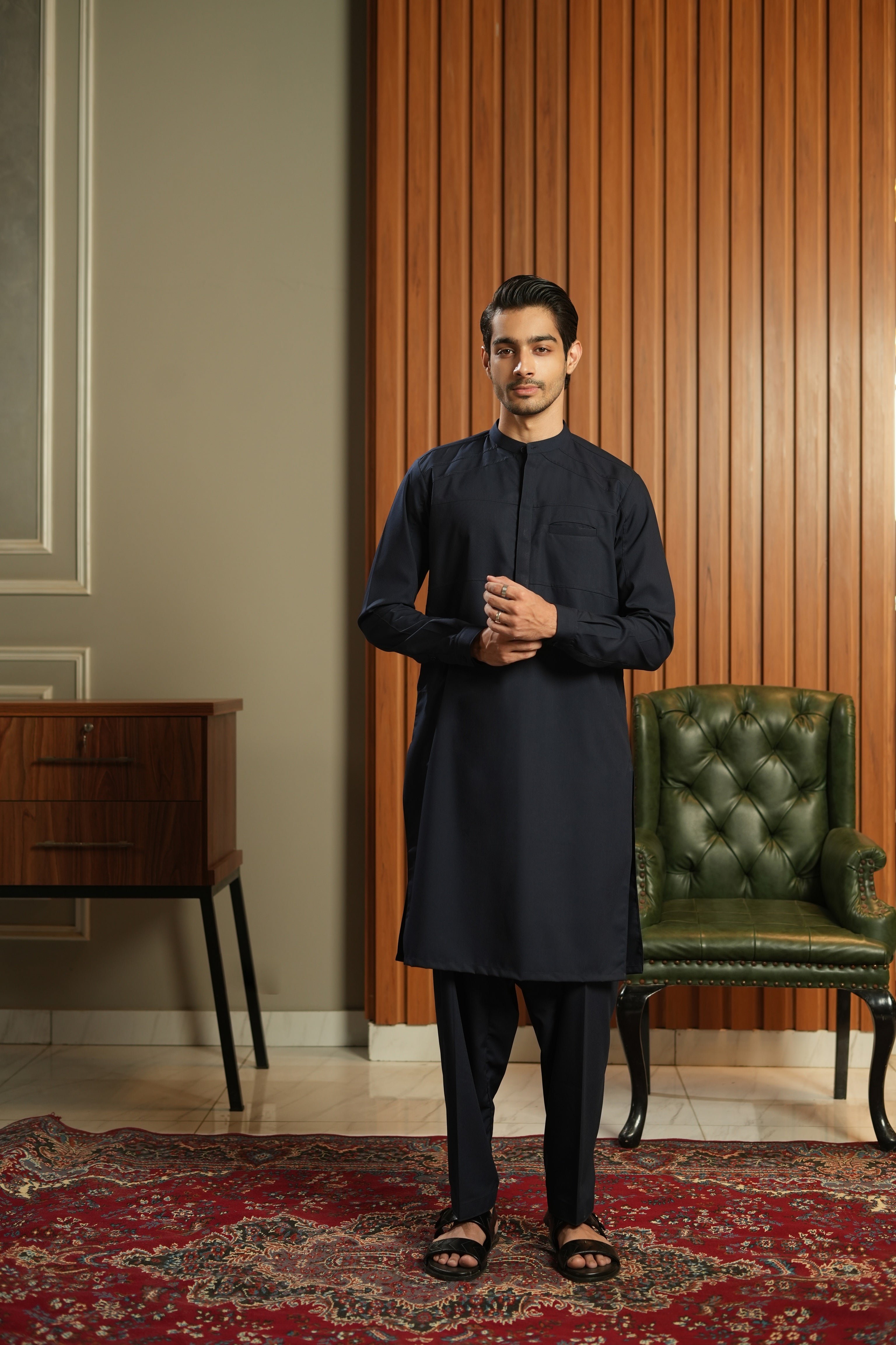 MID-NIGHT BLUE SHALWAR KAMEEZ