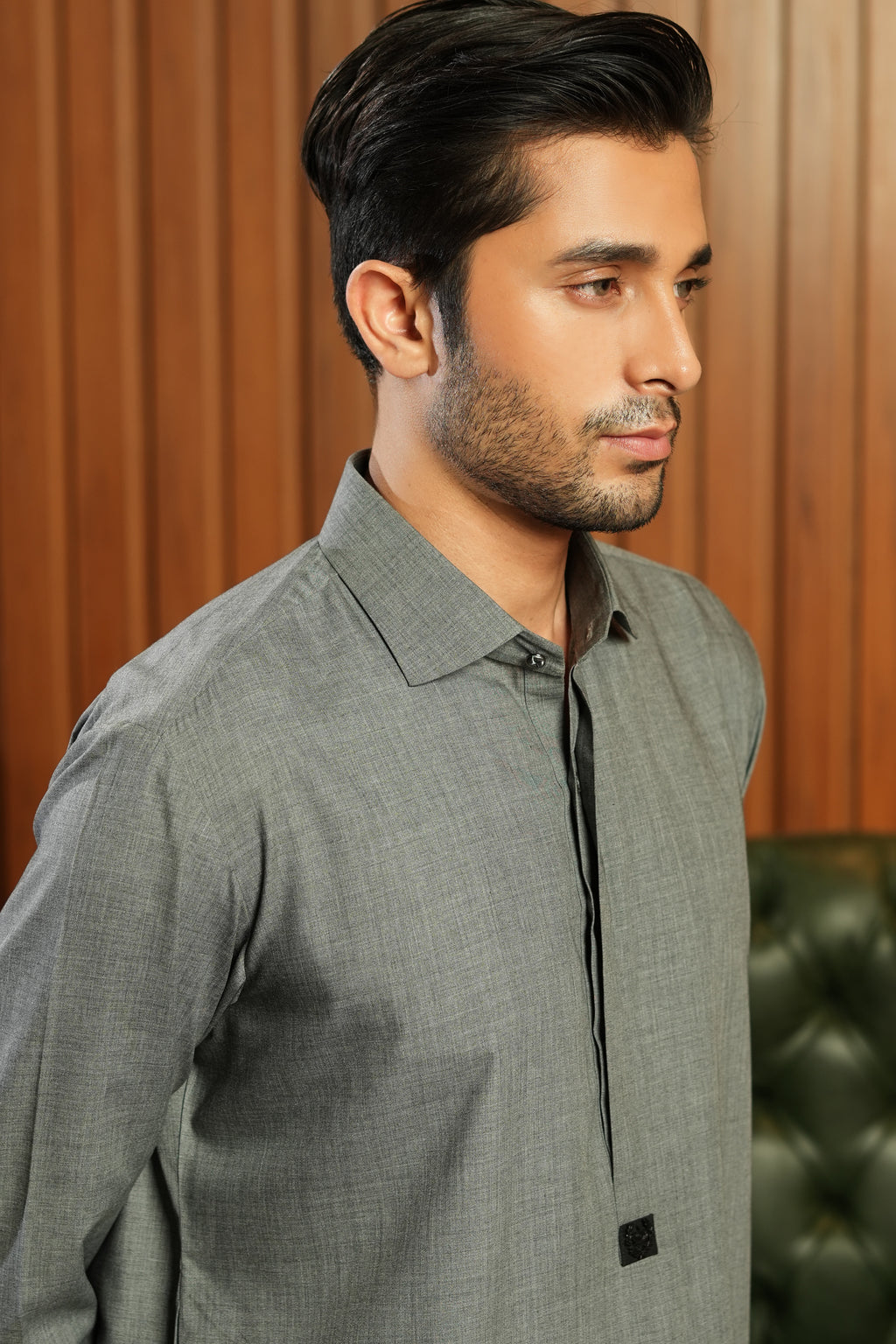 Sovereign Eid Attire Ash Grey - Shalwar Kameez