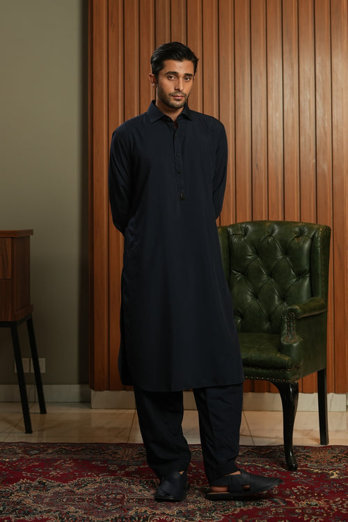 Afsanay Majestic Black -  Shalwar Kameez