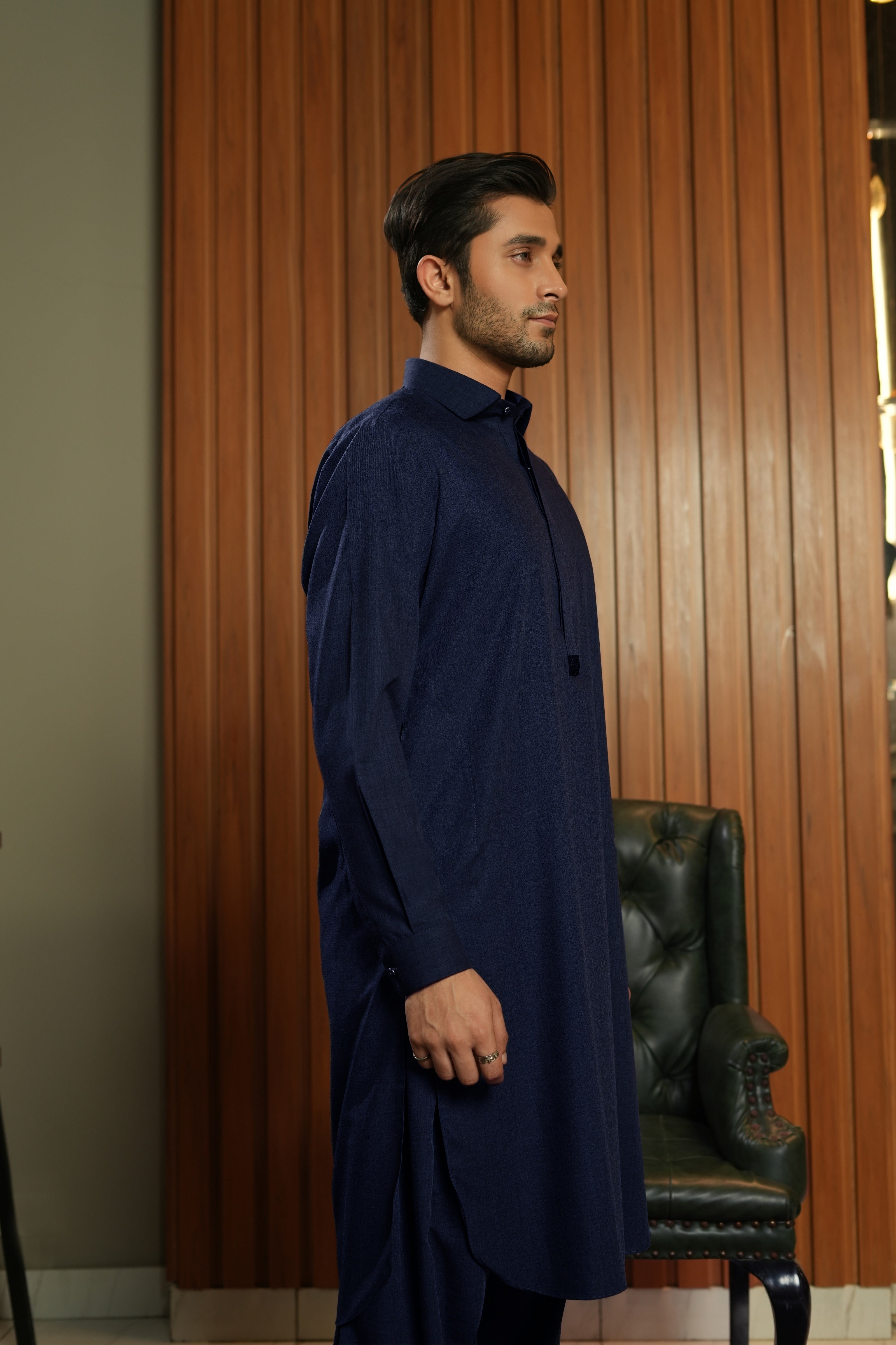 Sovereign Eid Attire Blue - Shalwar Kameez