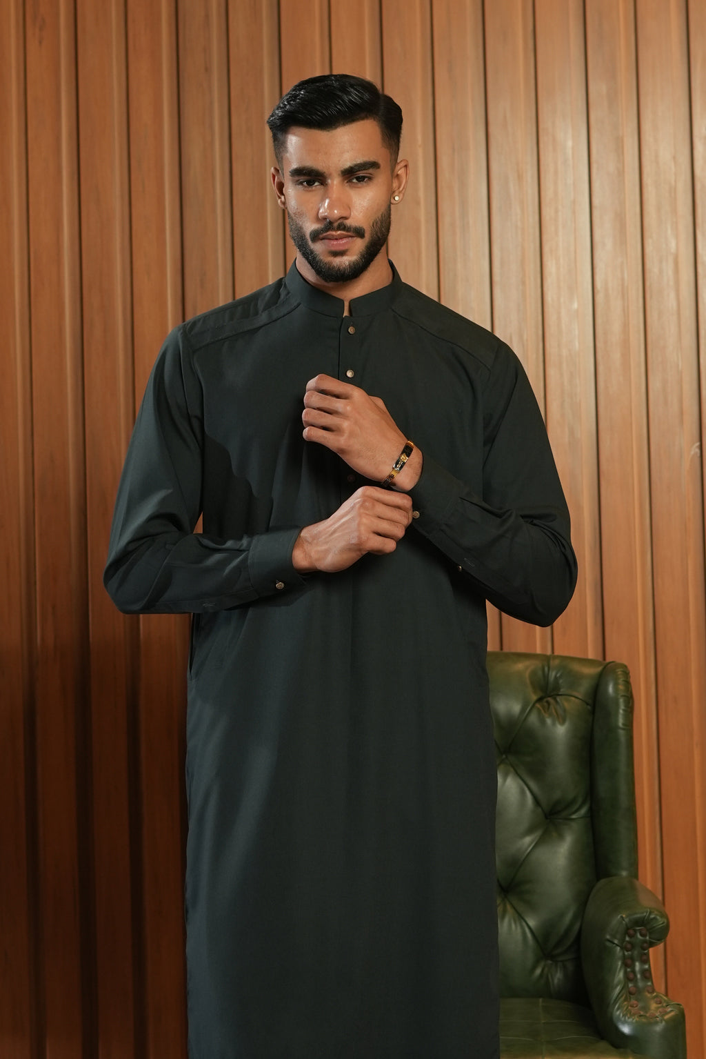 HERITAGE REIMAGINED GREEN - Shalwar Kameez