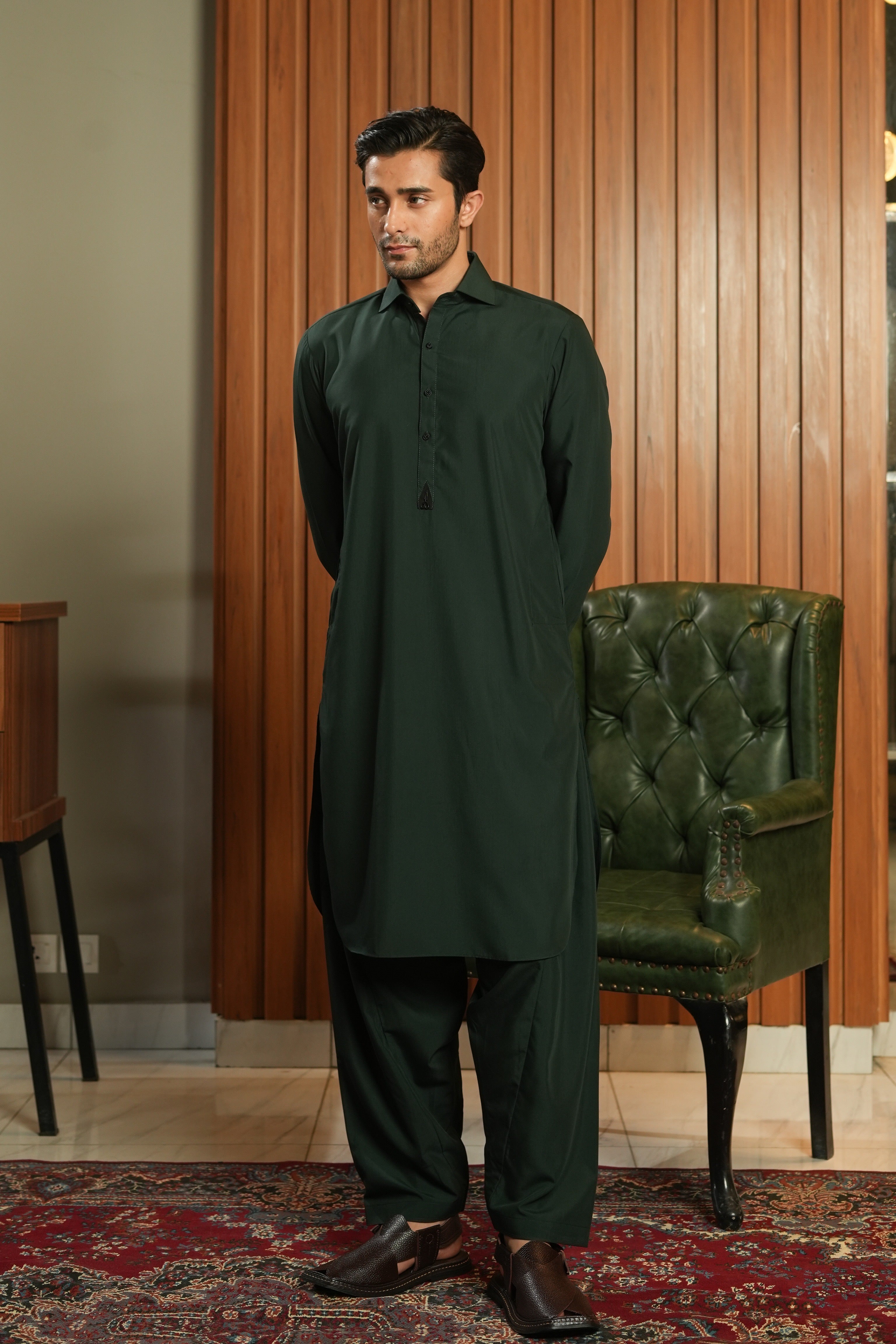 Afsanay Majestic Green-  Shalwar Kameez