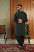 HERITAGE REIMAGINED GREEN - Shalwar Kameez