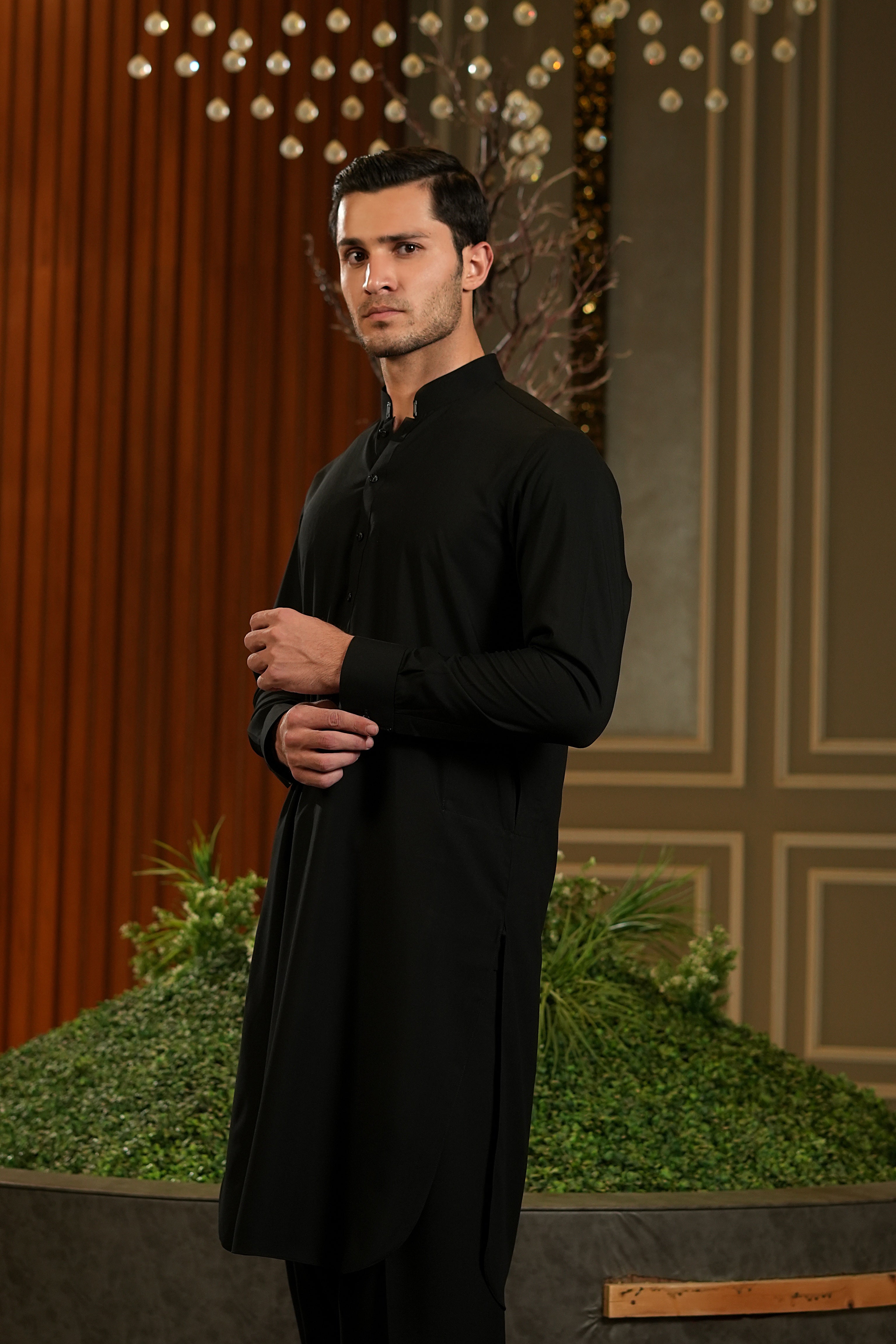 Sovereign Eid Attire Black Boski - Shalwar Kameez