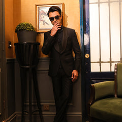 Classic Jet Black Tuxedo Suit – Article WST-022406