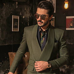 Premium Dark Green 2-Piece Suit – Article WST-022408