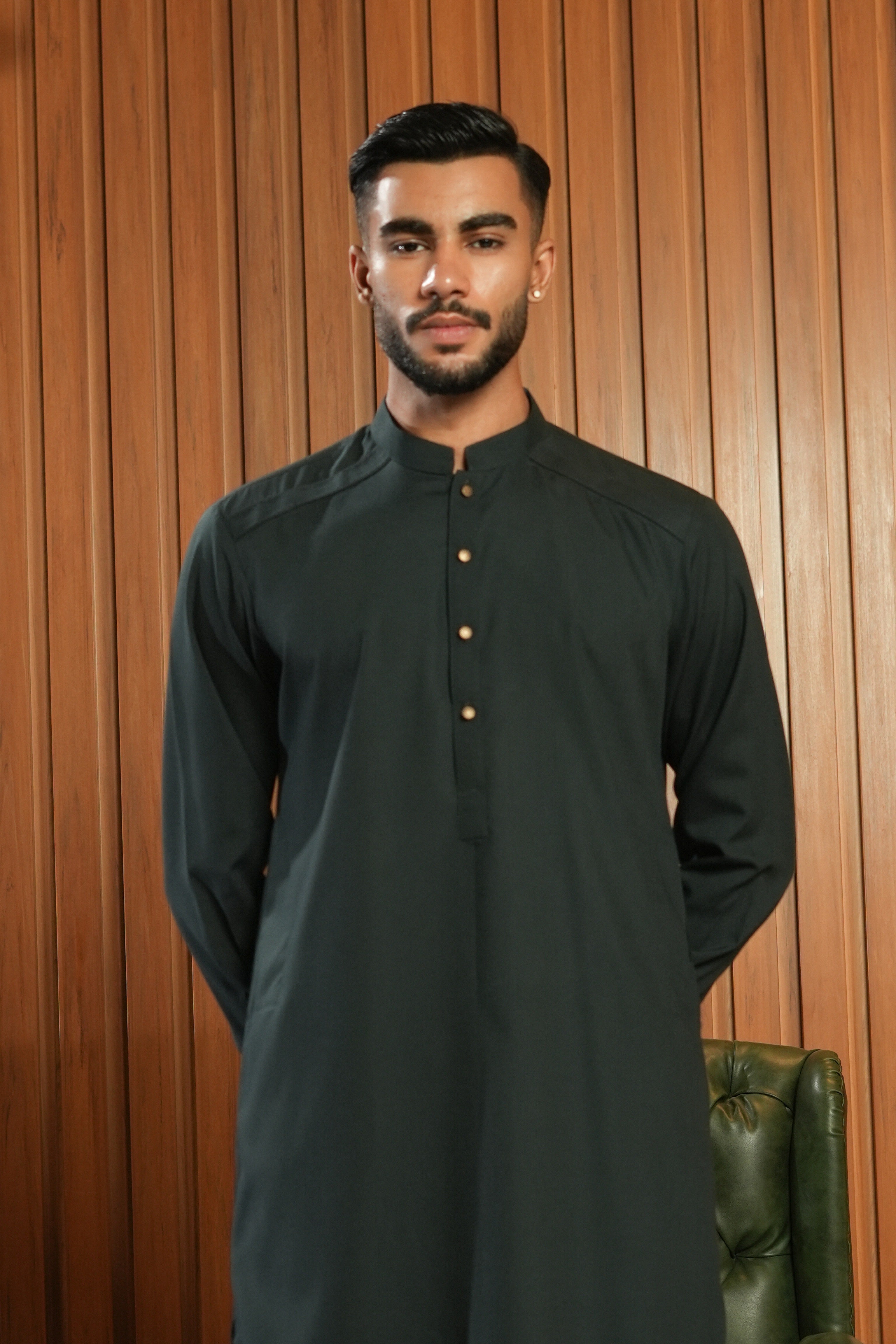 HERITAGE REIMAGINED GREEN - Shalwar Kameez