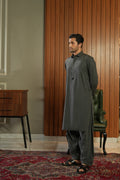Sovereign Eid Attire Grey - Shalwar Kameez