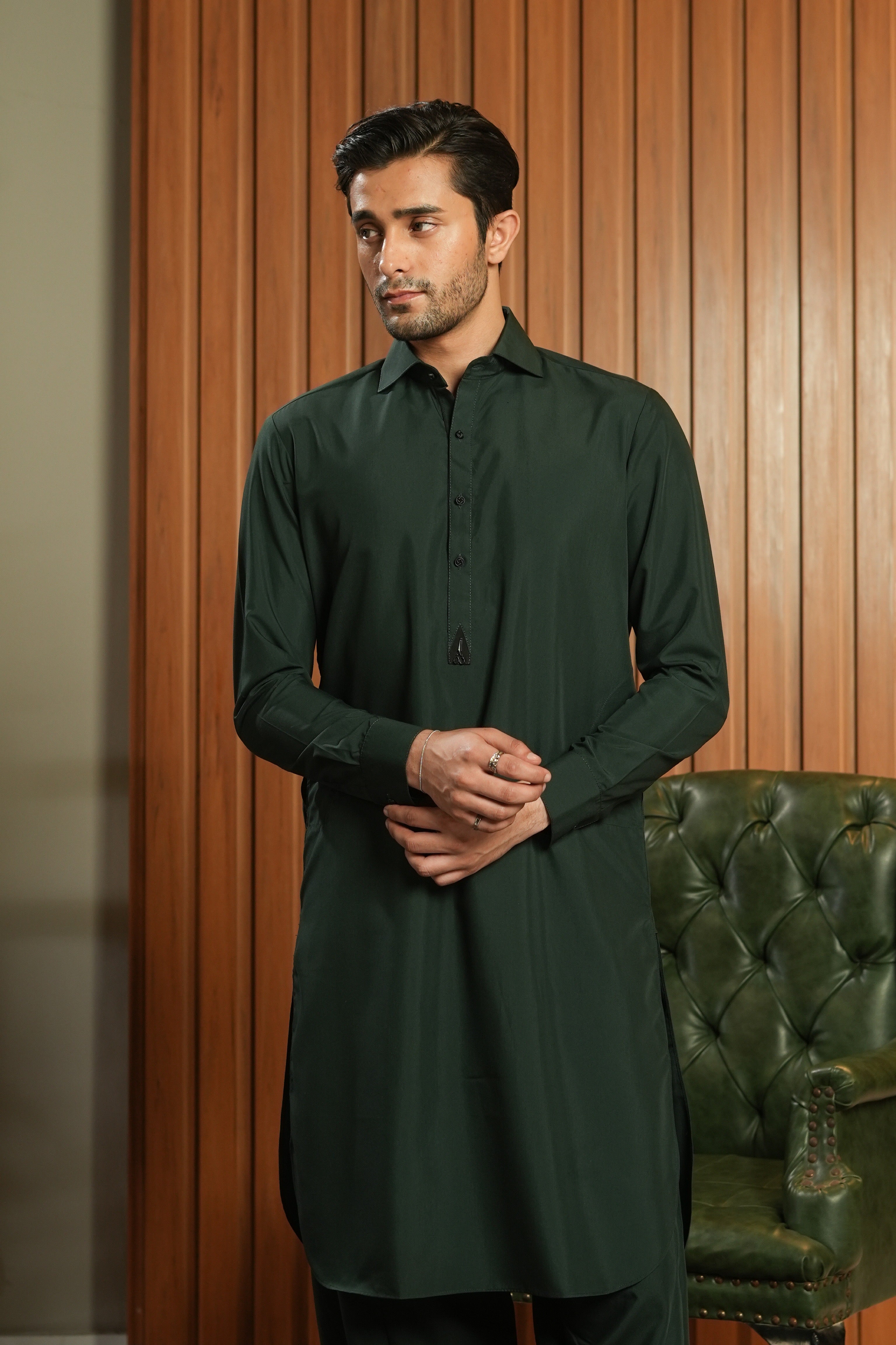 Afsanay Majestic Green-  Shalwar Kameez