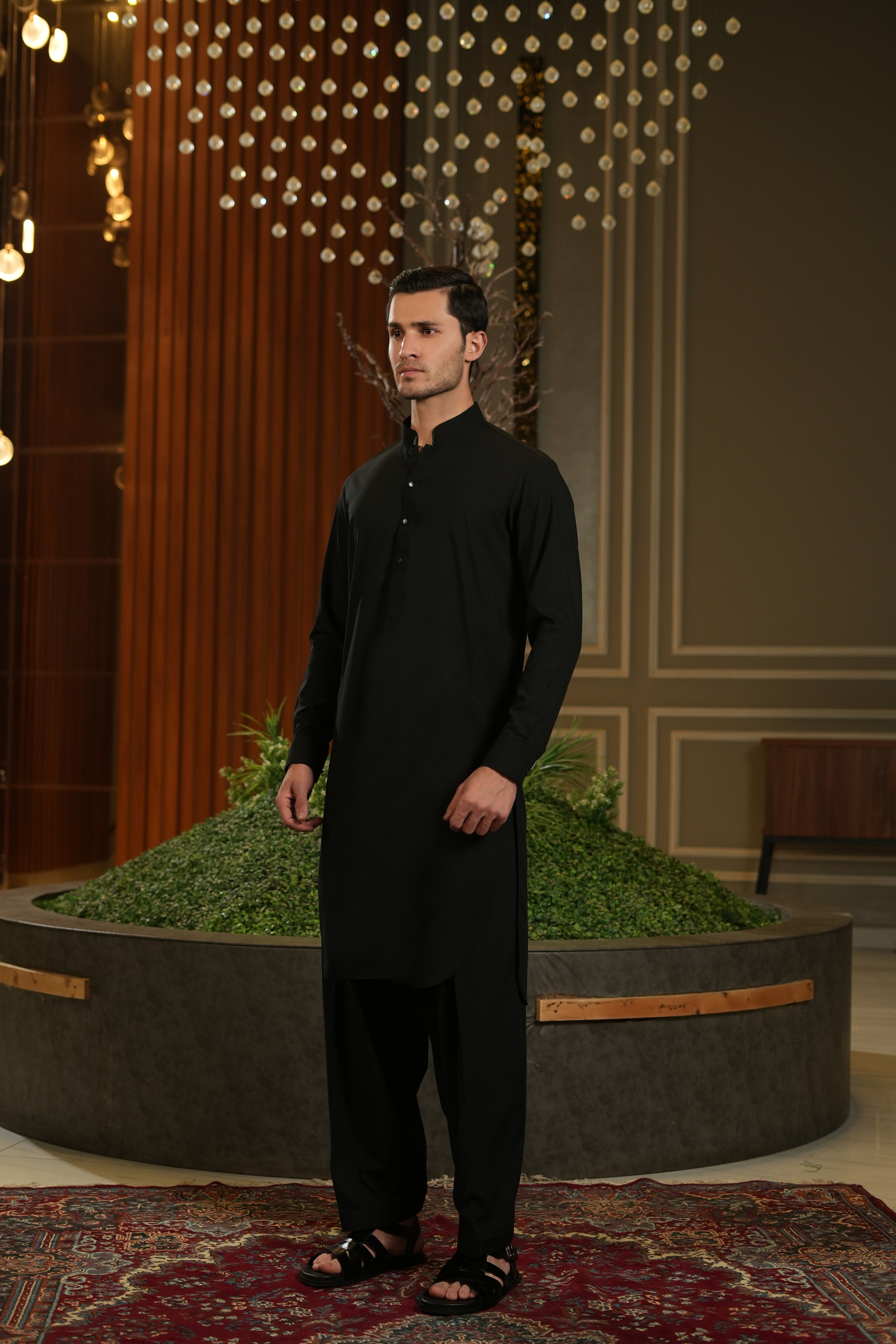 Sovereign Eid Attire Black Boski - Shalwar Kameez
