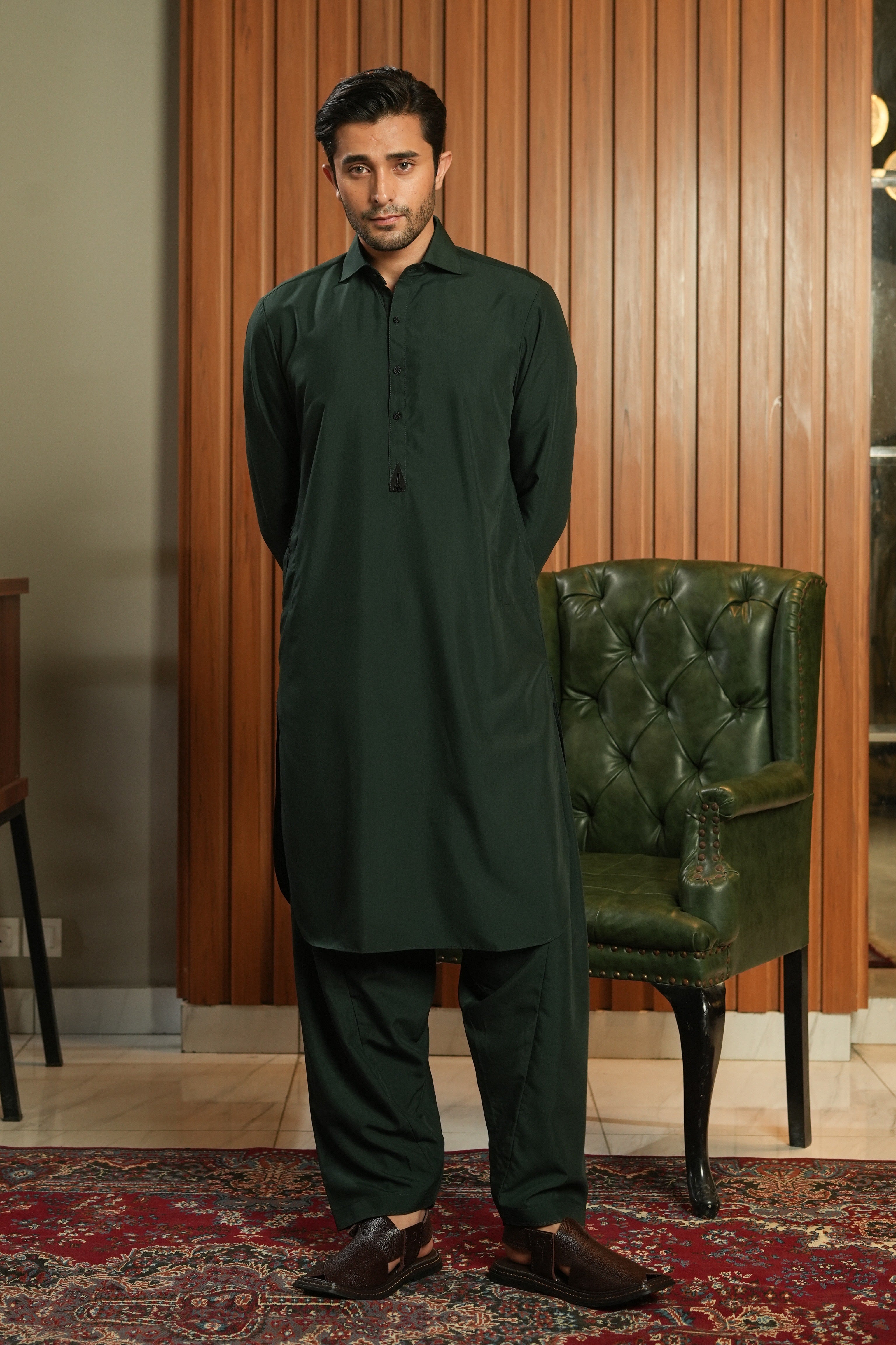 Afsanay Majestic Green-  Shalwar Kameez