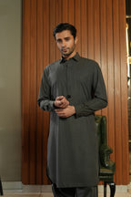 Sovereign Eid Attire Grey - Shalwar Kameez