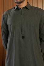 Sovereign Eid Attire Grey - Shalwar Kameez