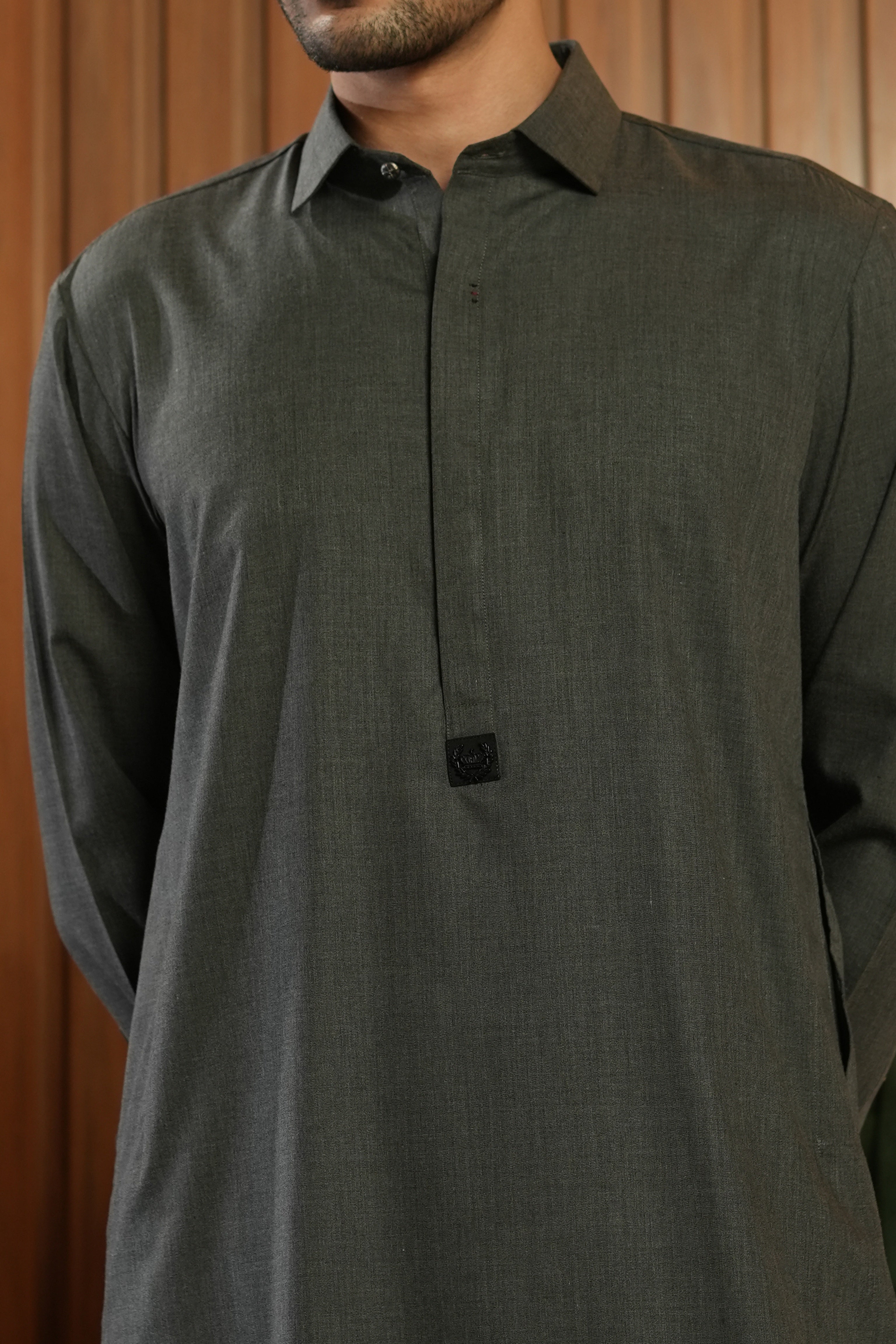 Sovereign Eid Attire Grey - Shalwar Kameez