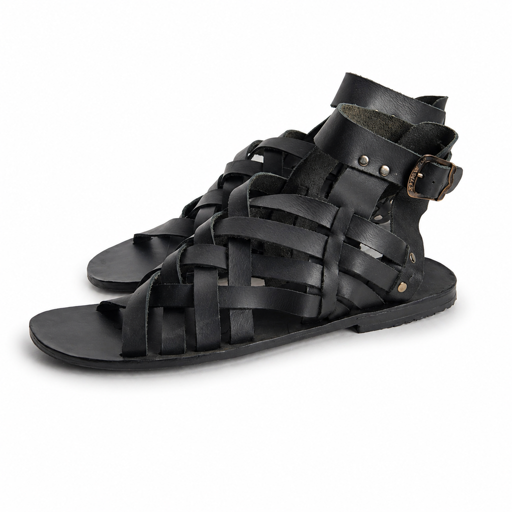 Caged Sandals - Black