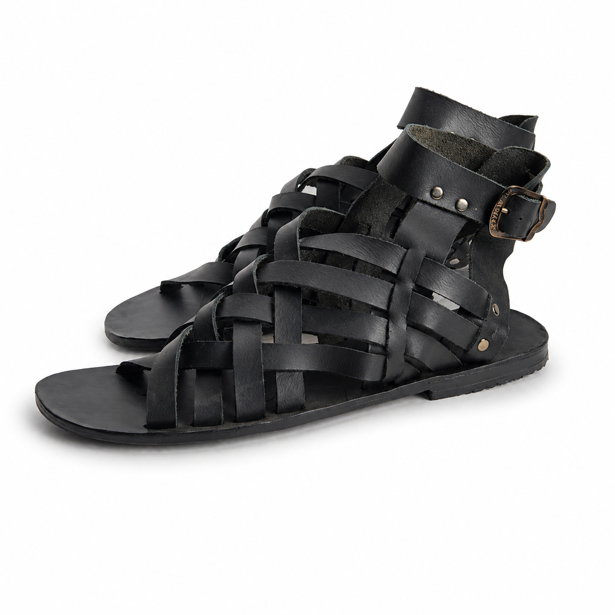 Caged Sandals - Black