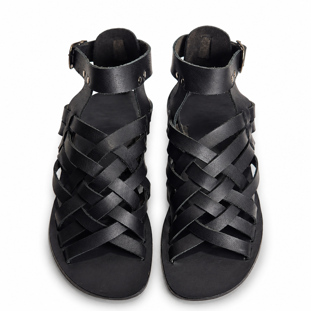 Caged Sandals - Black
