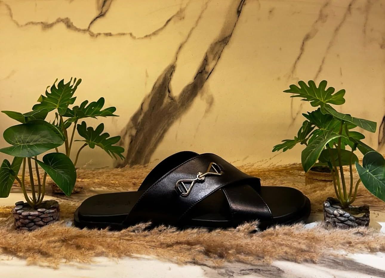 "REGAL REALM  = Black Imperial Ebony,Brown Majestic Sandstone"