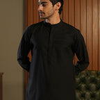 Blue Mandarin Collar Shalwar Kameez (Copy) (Copy) (Copy)