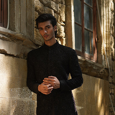 Sherwani Black - 03