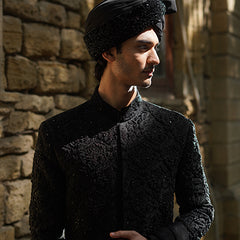 Sherwani Black - 03