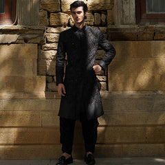 Sherwani Black - 03