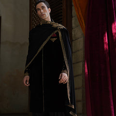 Sherwani Black 04