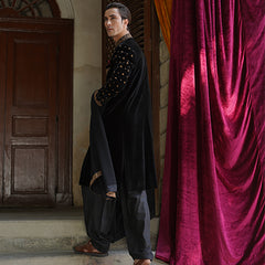 Sherwani Black 04